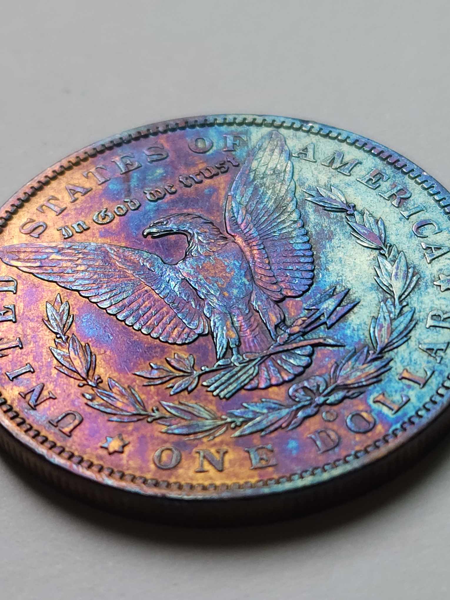 1891 O Morgan Dollar Monster Toned - ErrorsandOddities33