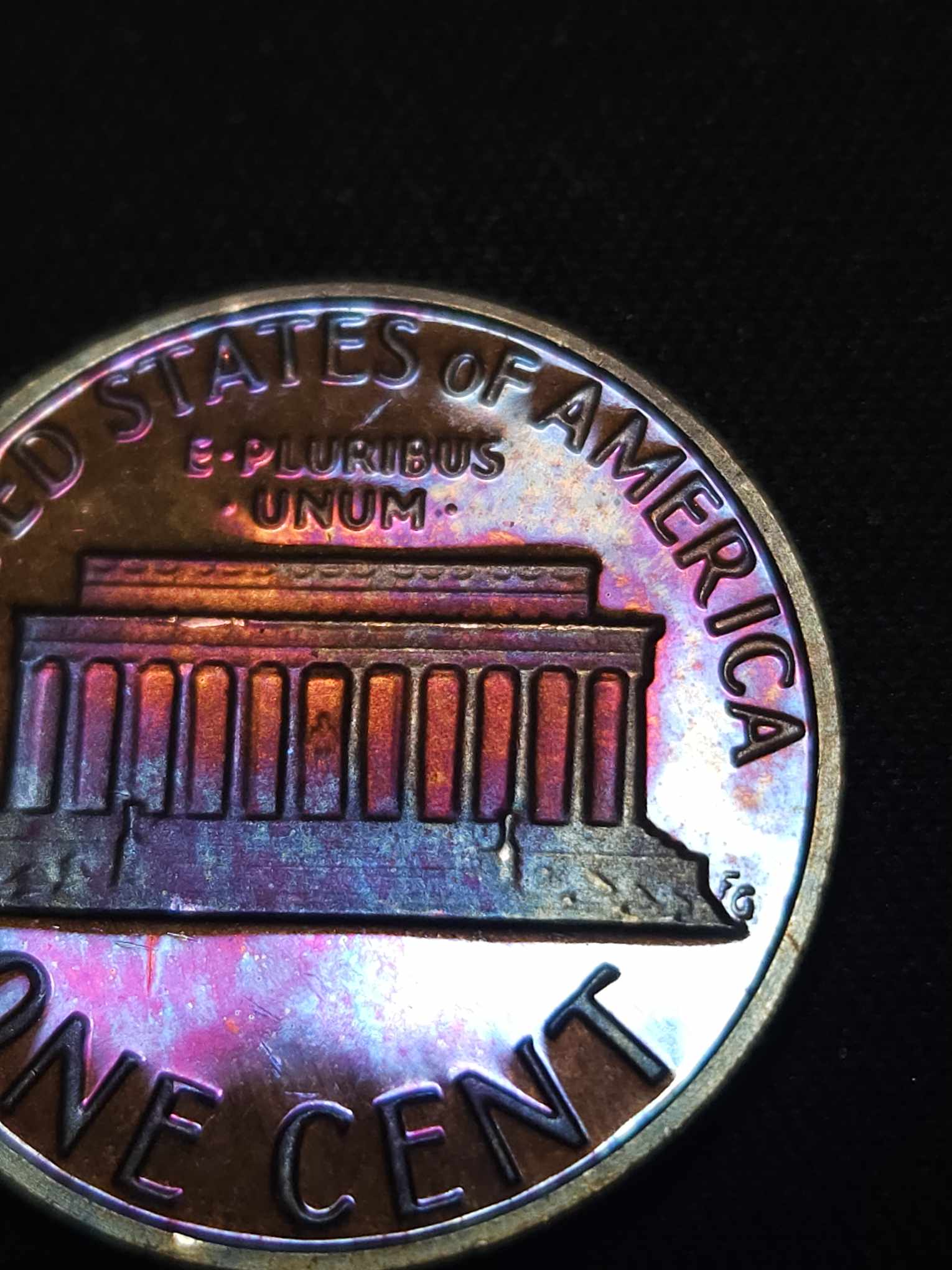 1981 S Lincoln Memorial Cent Proof Bu Errors & Oddities