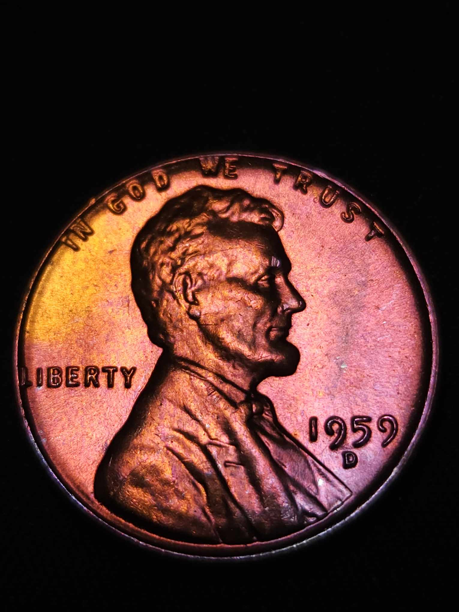 1959 D Lincoln Memorial Cent Bu Errors & Oddities