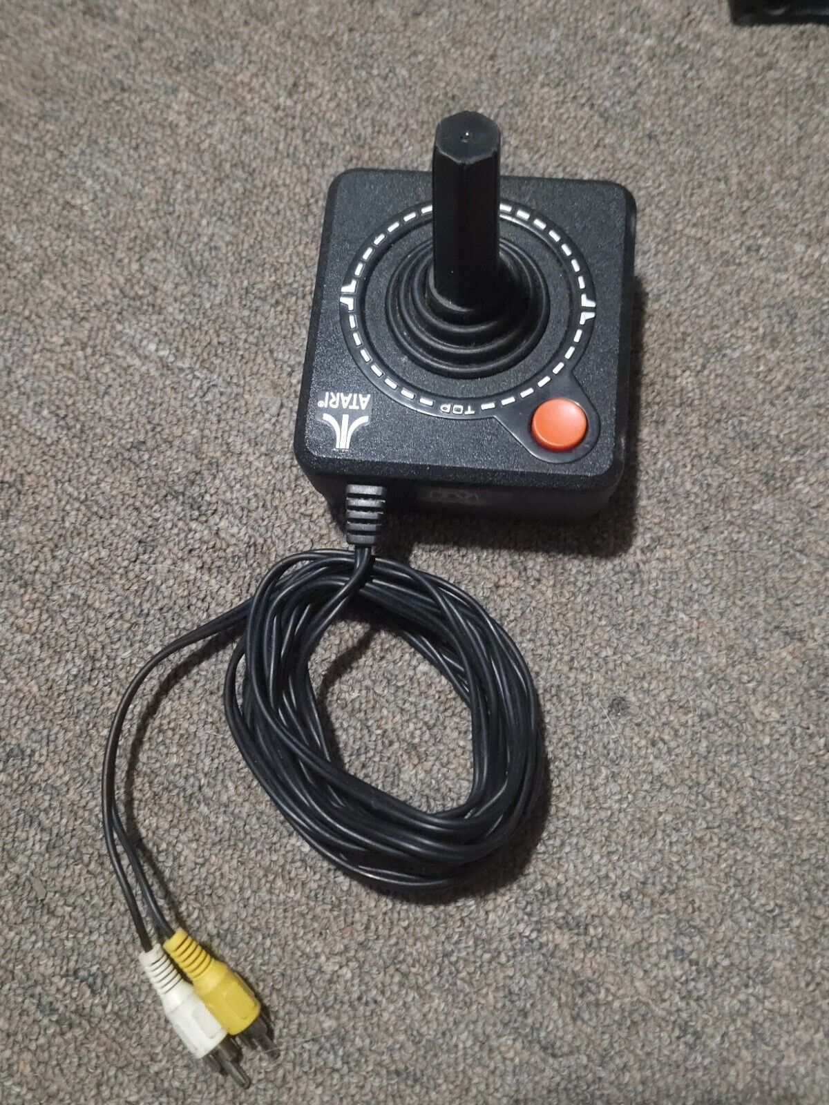Atari 2600 Game Controller Joystick Red Button Original Style TV Games Video Atari