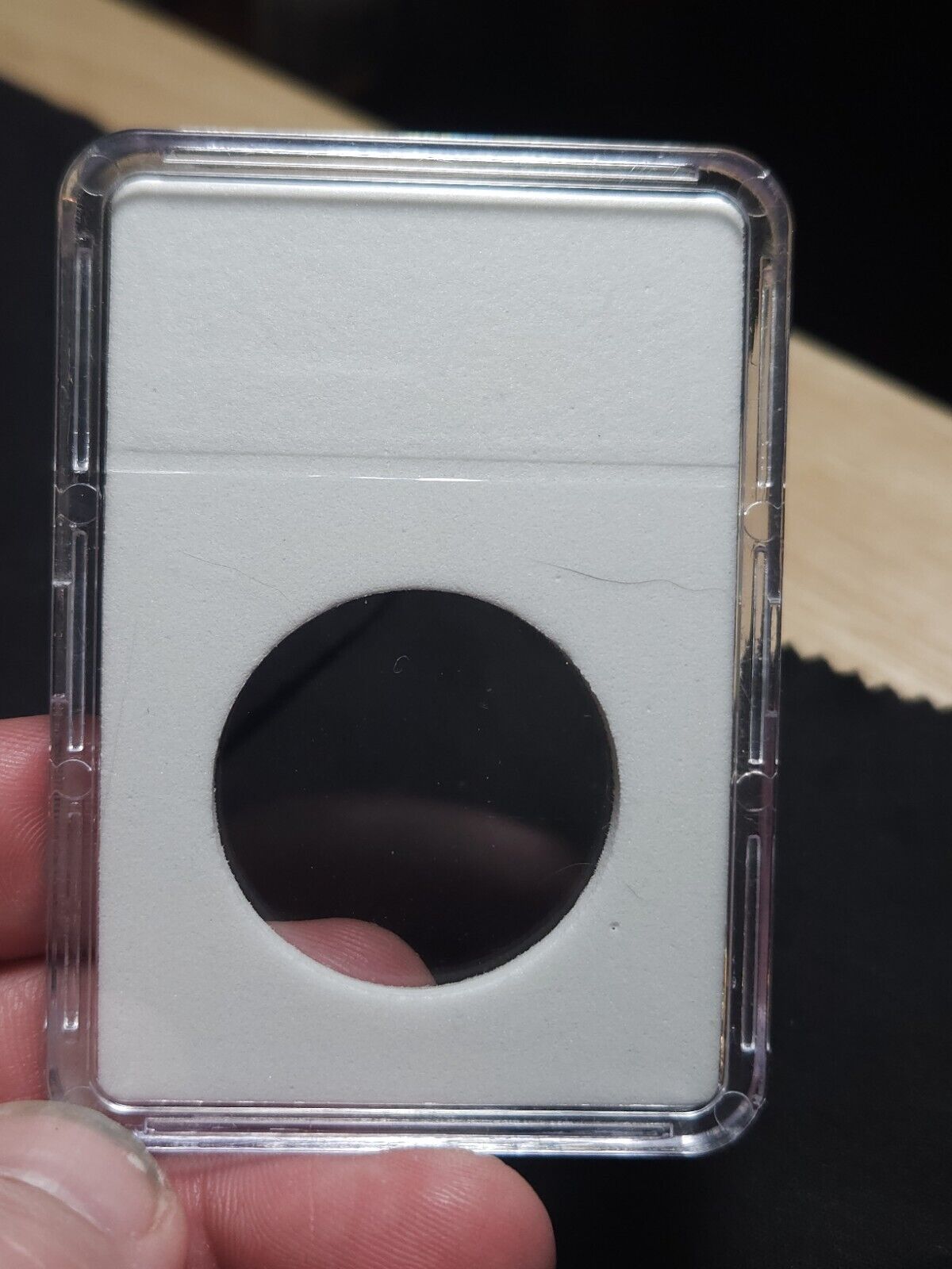 (1) BCW Premium Half Dollar Display Slab Coin Case with White Foam Insert BCW