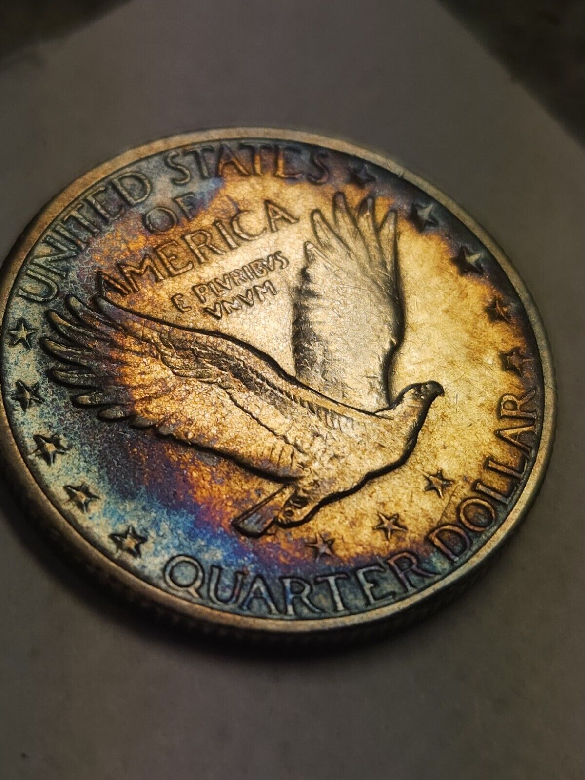 1929 S Standing Liberty Monster Toned