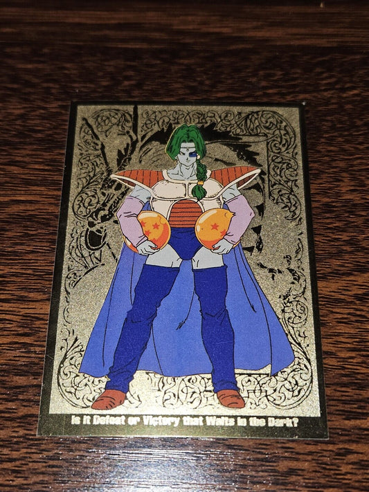 1998 Dragon Ball Z Zarbon Gold Foil Card G5 #5 of 10 (NM) Namek Saga - ErrorsandOddities33