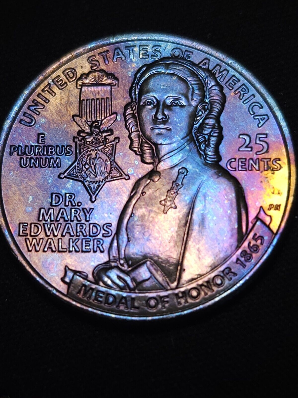 2024 D Dr Mary Edwards Quarte Bu Rainbow Toned