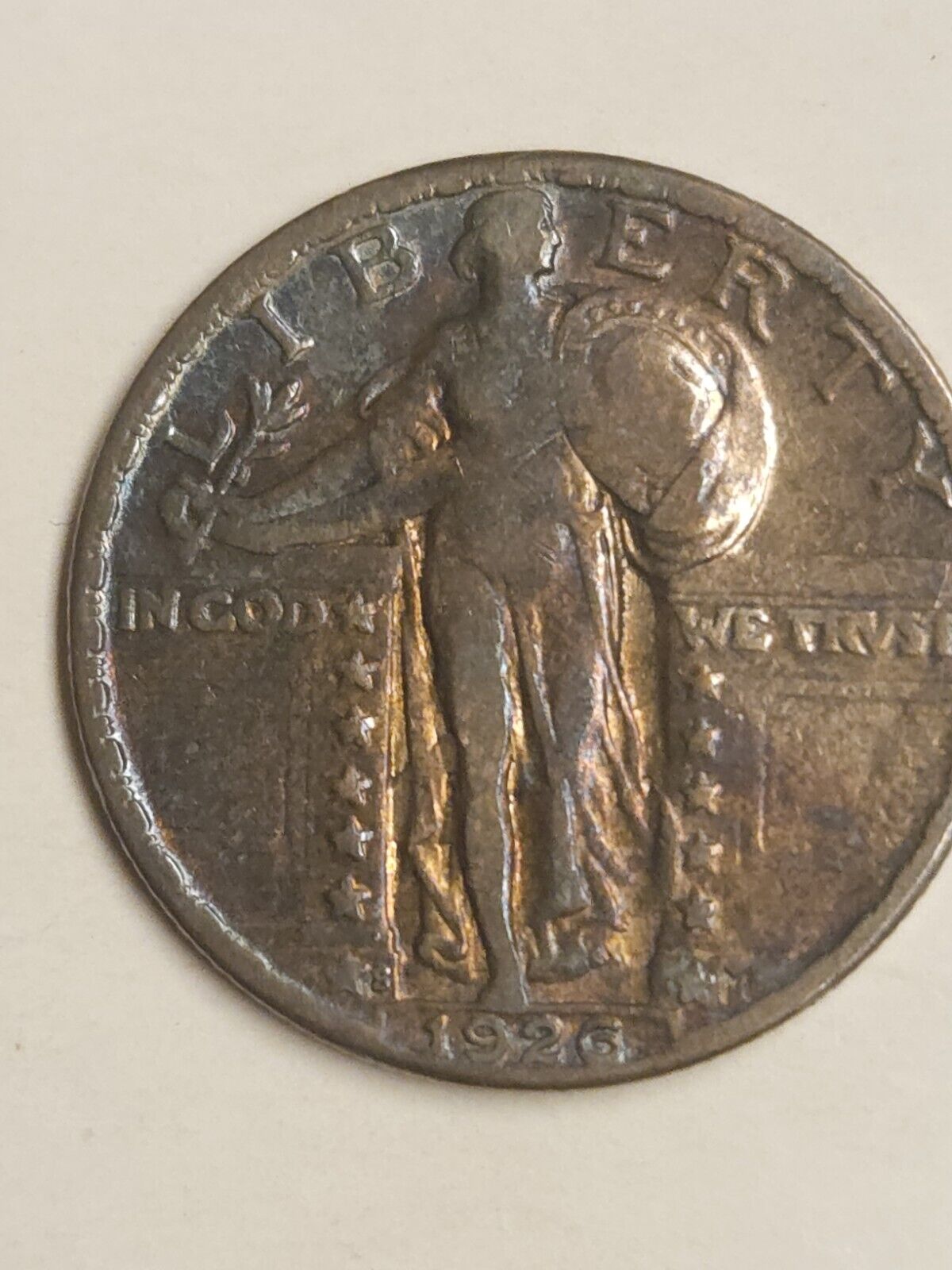 1926 S Standing Liberty Monster Toned