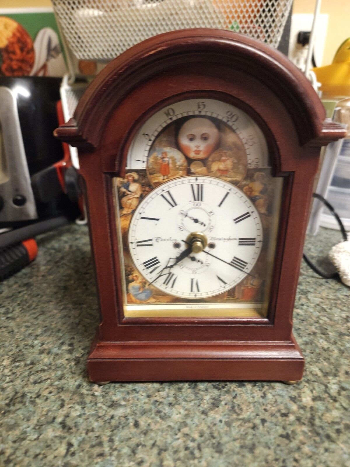 Vintage Kienzle Geo Lowe Chester Mantle Clock