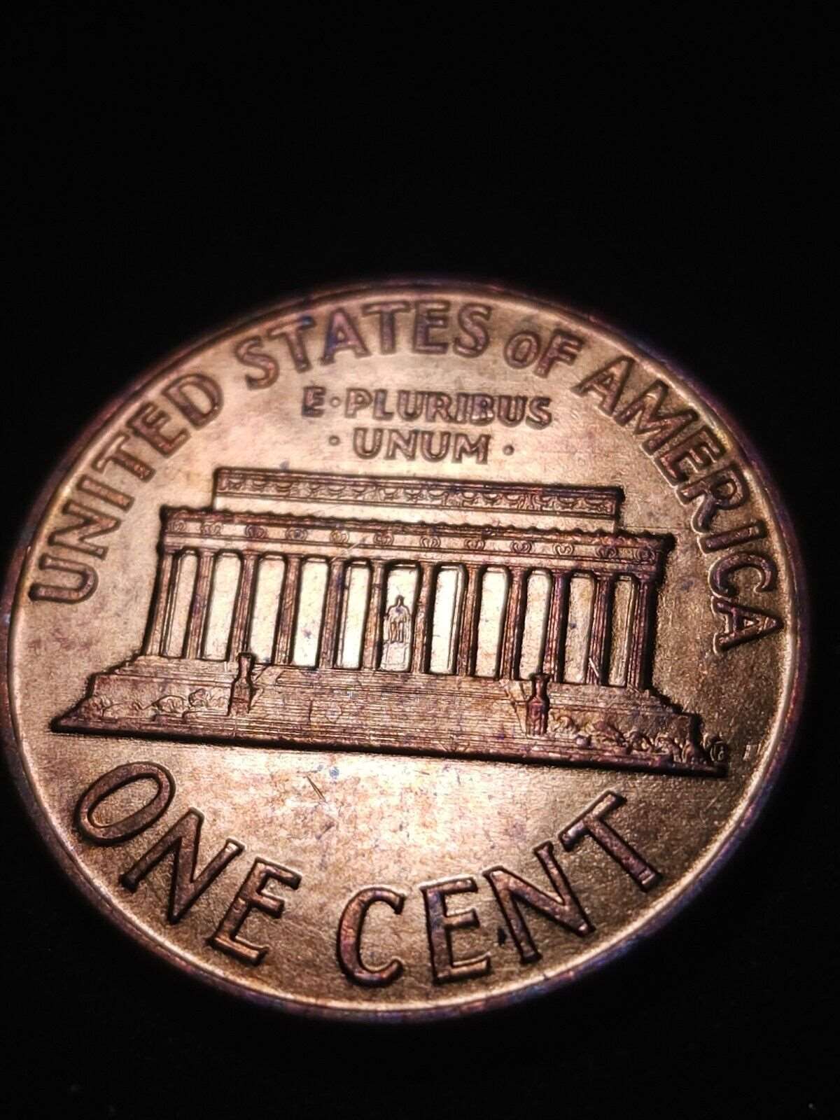 1959 Tone Gem Bu Lincoln Memorial Cent