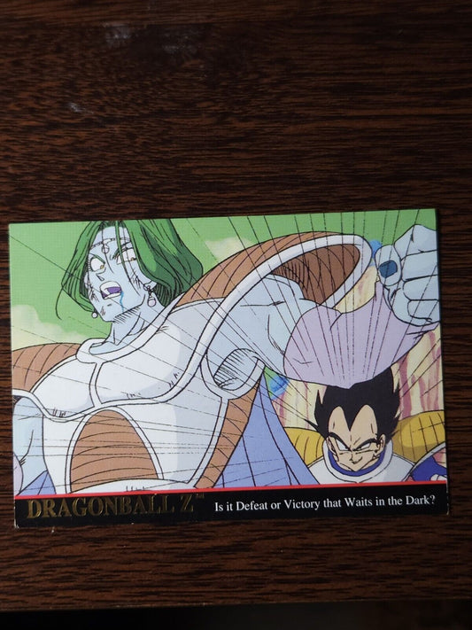 Dragon Ball Z "IS IT DEFEAT OR VICTORY THAT WAITS IN THE DARK?" #50 Trading Card Errors & Oddities