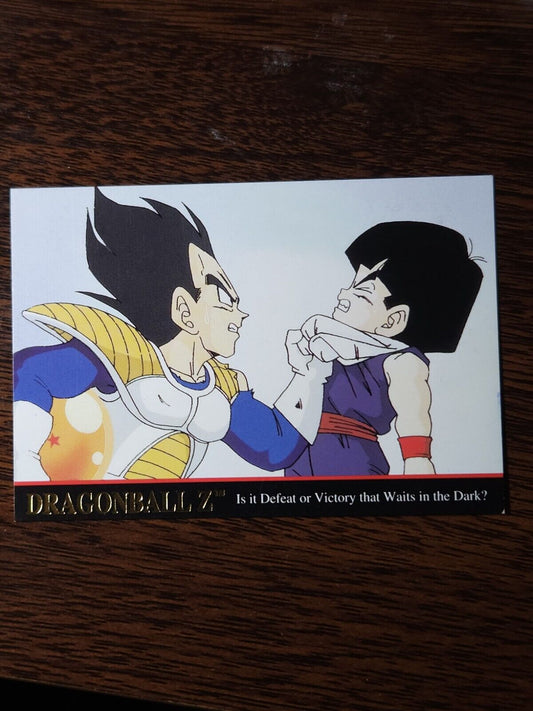 Dragon Ball Z "IS IT DEFEAT OR VICTORY THAT WAITS IN THE DARK?" #52 Trading Card Errors & Oddities