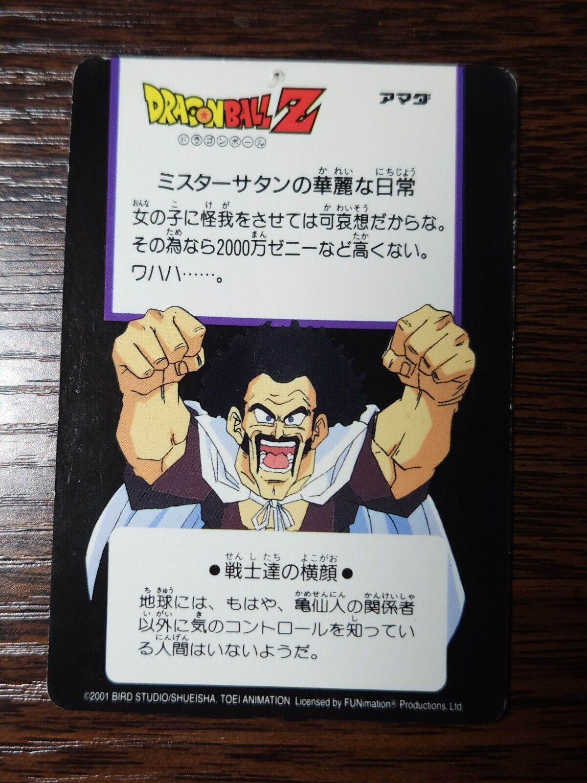 Dragon Ball Z Hero Collection #231 Prism 2001 DBZ Vegeta Goku Trunks Gohan Goten Errors & Oddities