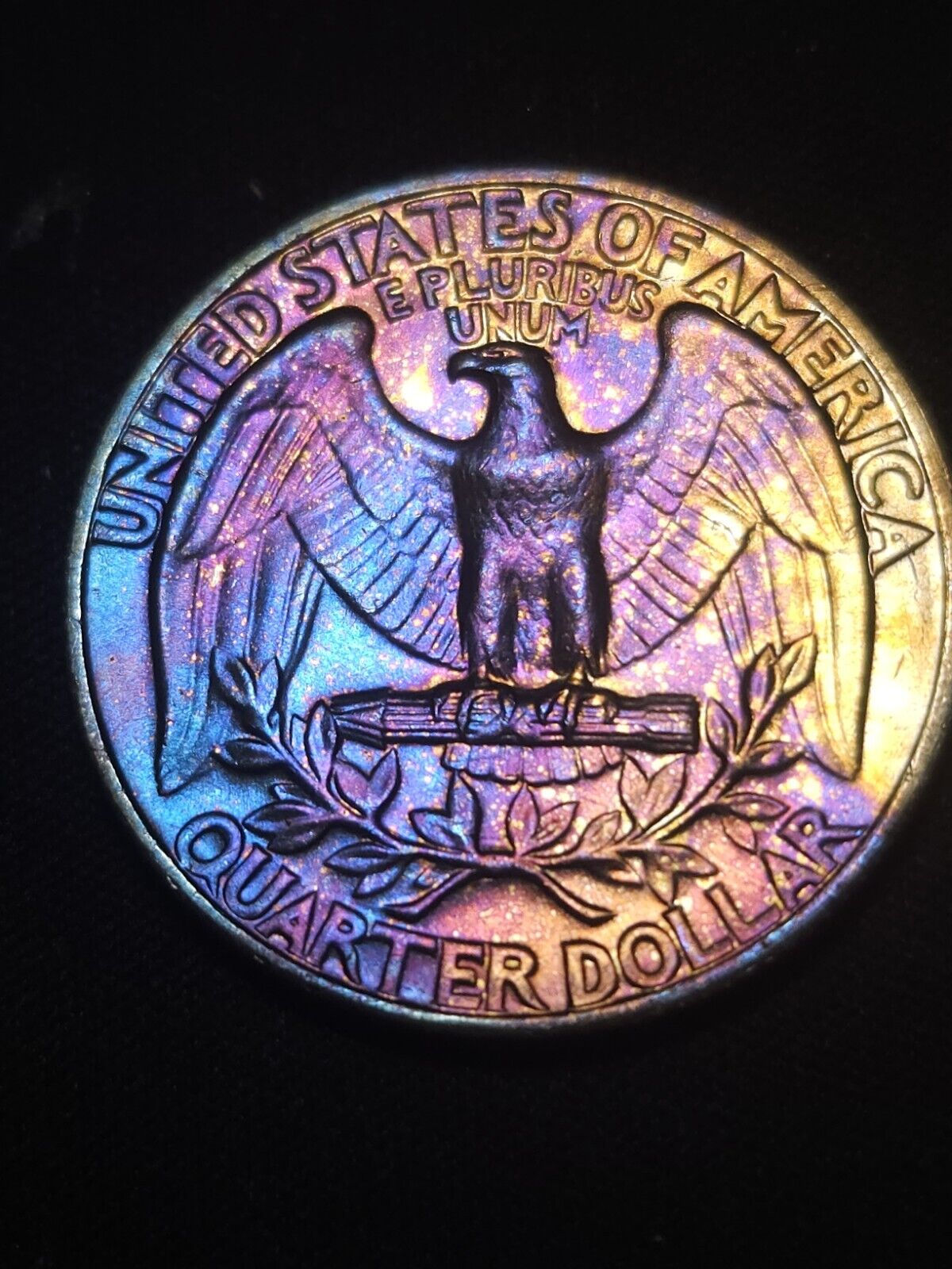 1971 Washington Bu Rainbow Toned