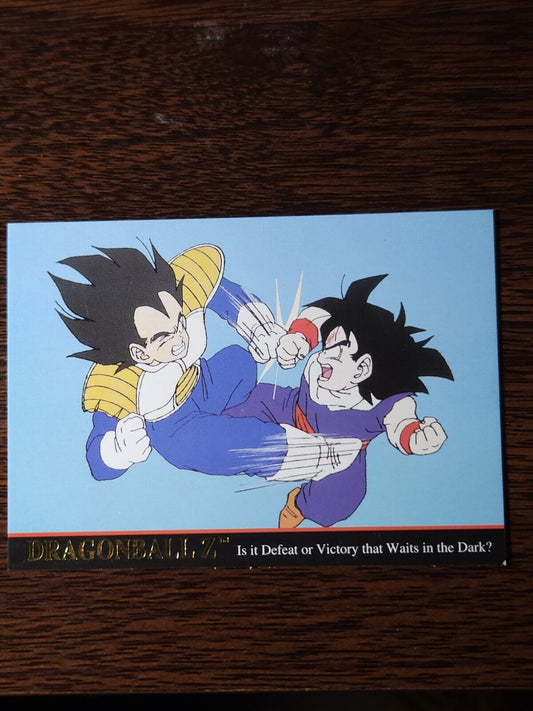 Dragon Ball Z "IS IT DEFEAT OR VICTORY THAT WAITS IN THE DARK?" #8 Trading Card Errors & Oddities