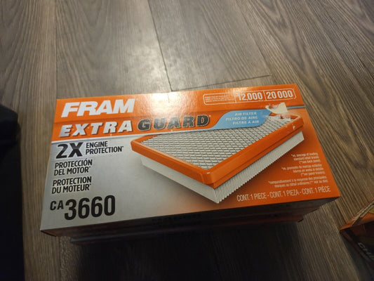 Lot Of 3 Fram CA3660 Air Filter Extra Guard Flexible Panel Triad Fibers - ErrorsandOddities33