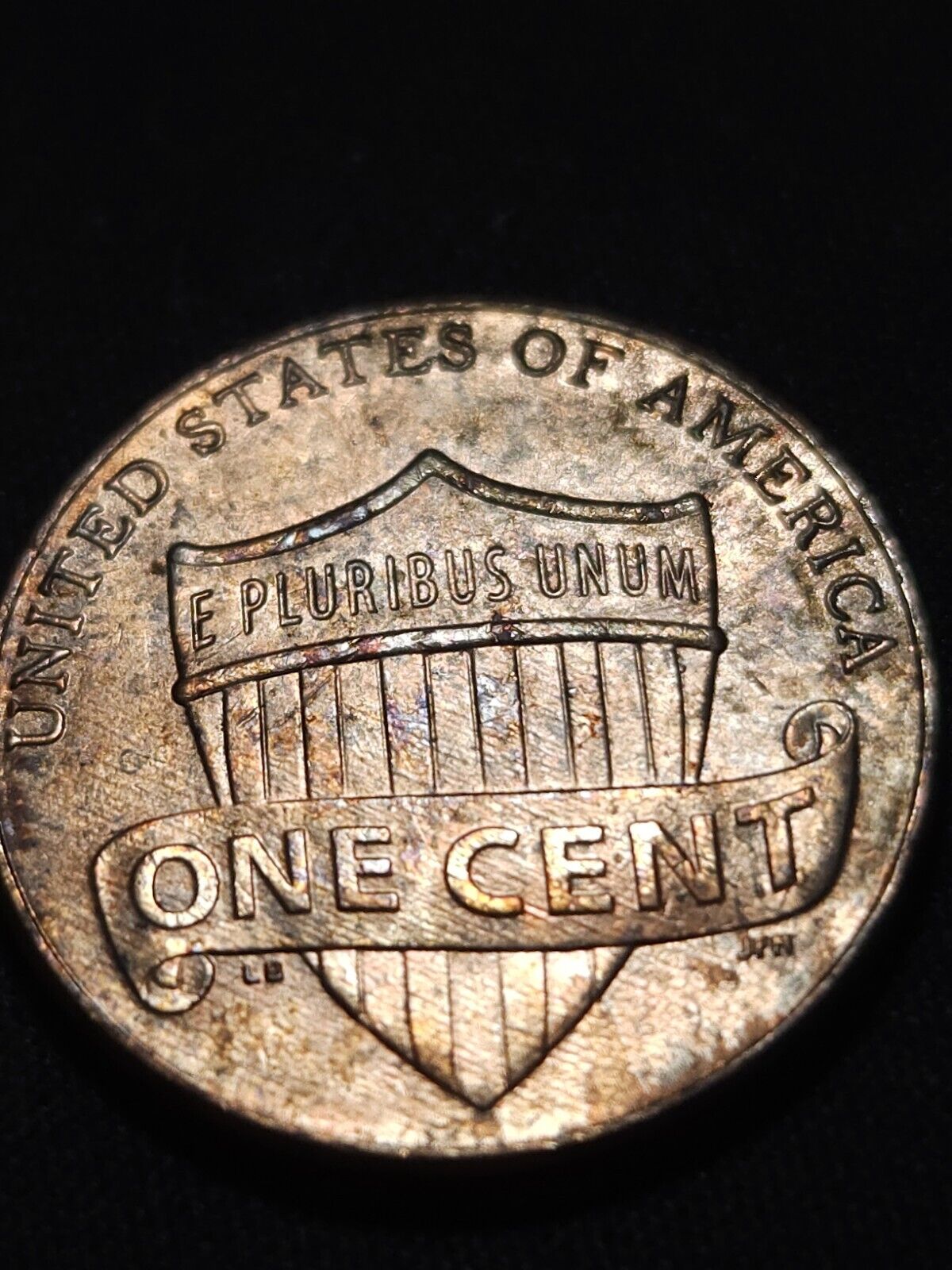 2012 Toned Lincoln Shield Cent Errors & Oddities