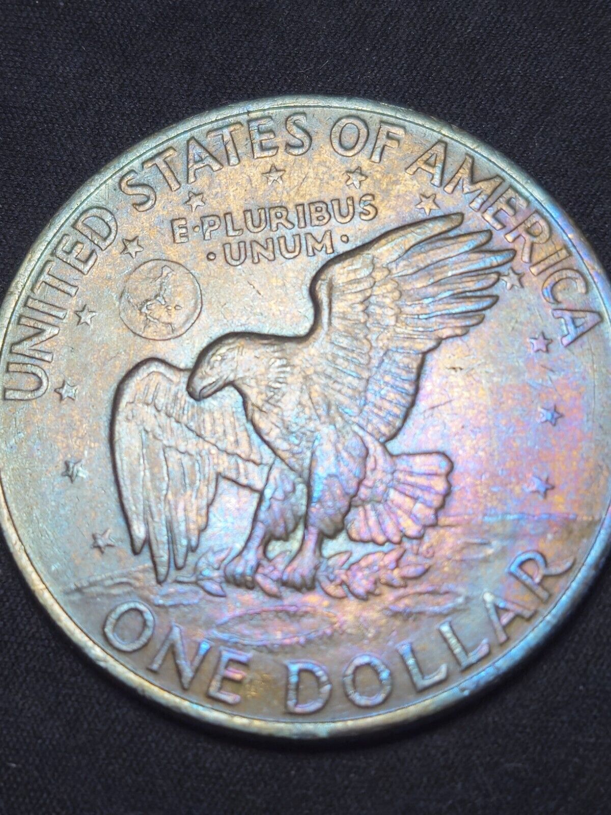 1972 Rainbow Toned Ike Dollar Errors & Oddities