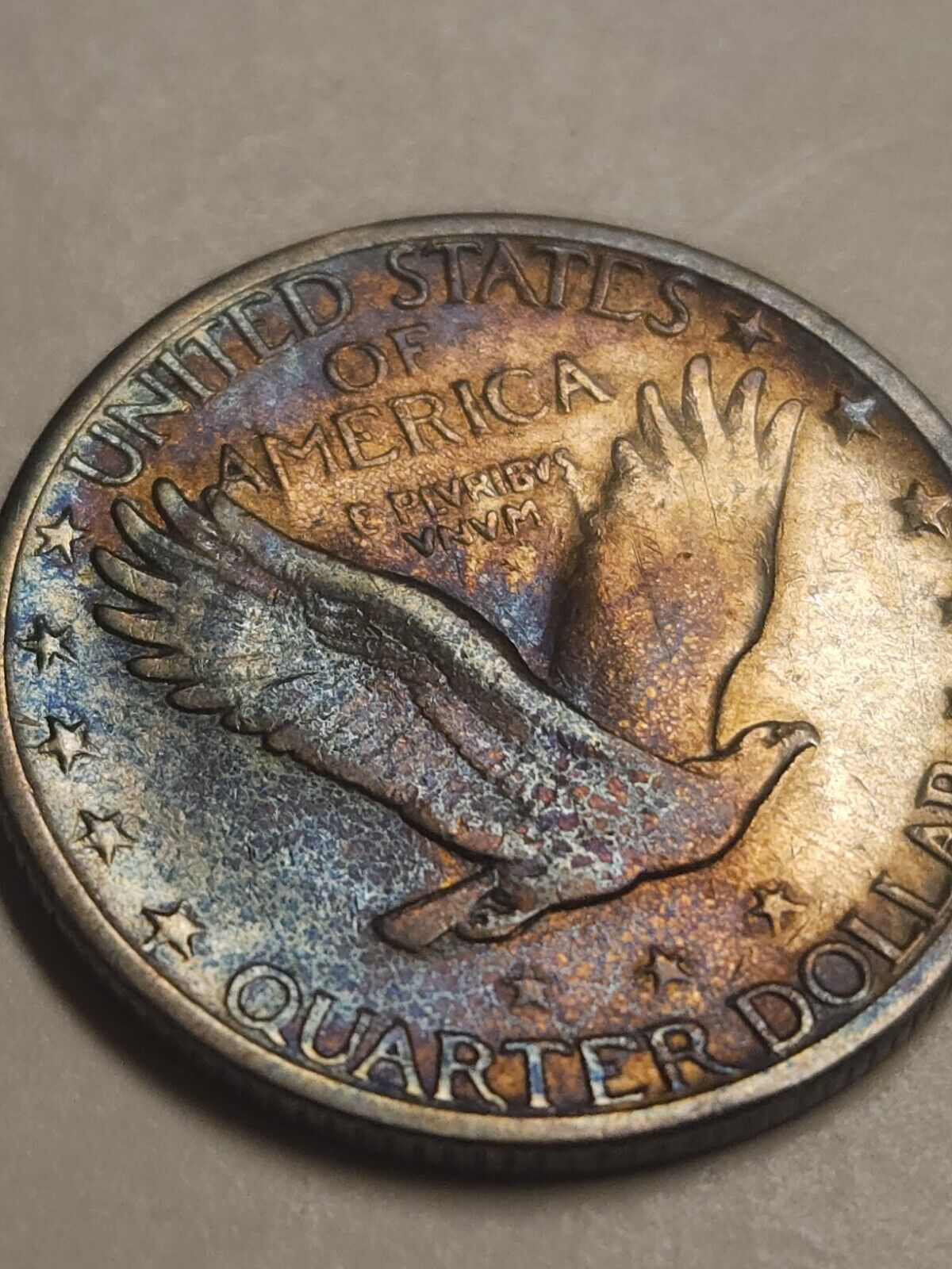 1926 S Standing Liberty Monster Toned