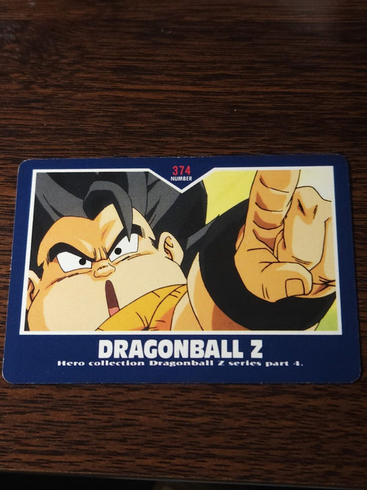 1995 Dragon Ball Z Hero Collection CCG #374 Fat Gogeta Errors & Oddities