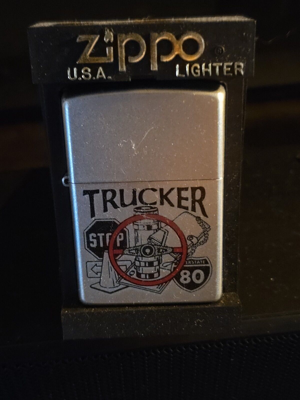 727 Trucker Zippo Small Dent Zippo