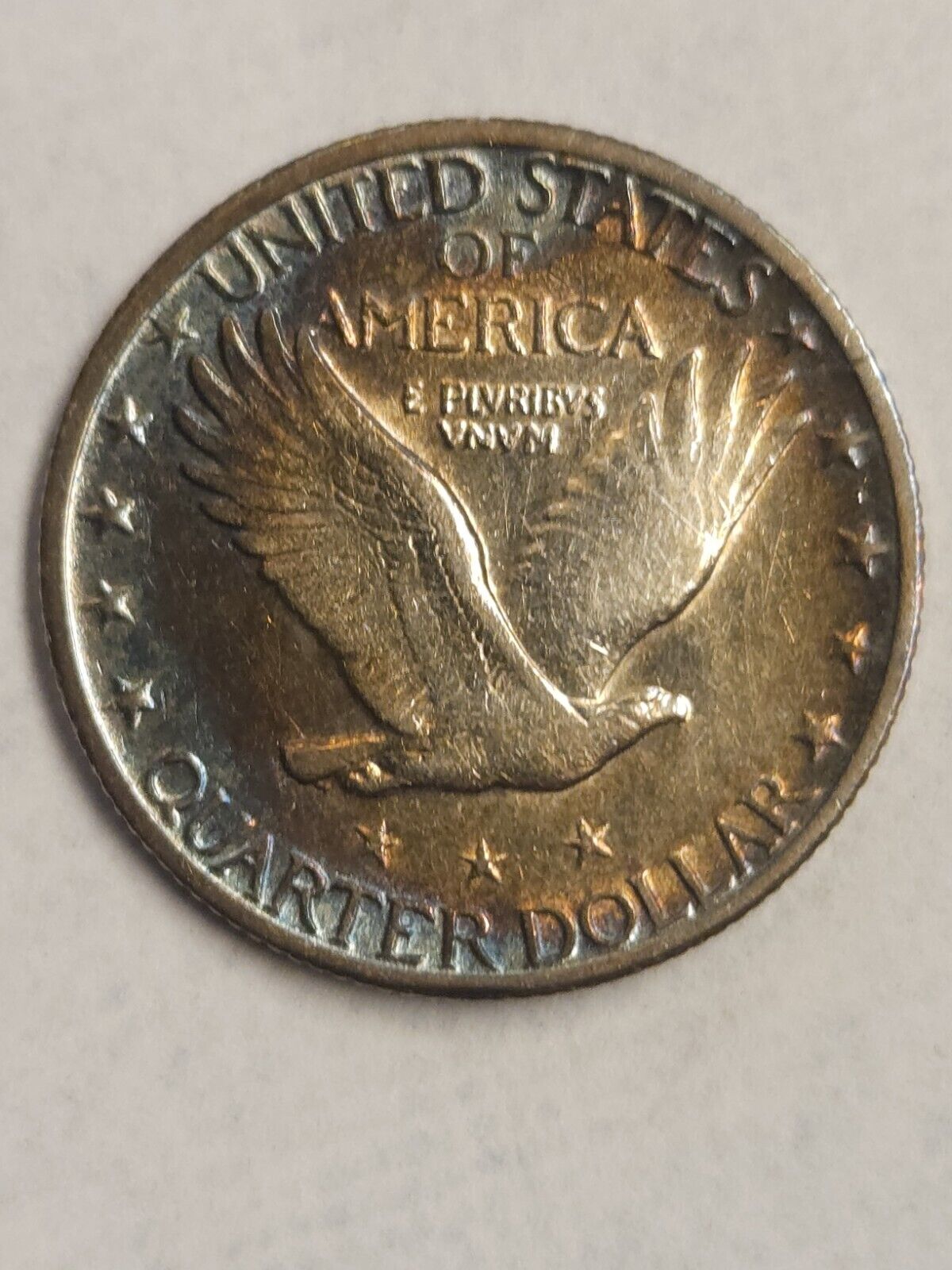 1929 S Standing Liberty Monster Toned