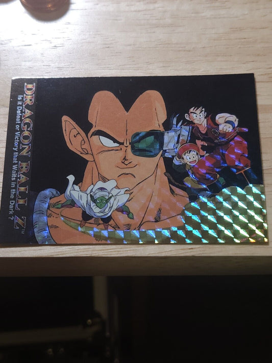 Dragon Ball Z Card #02 Raditz Artbox Prism Foil TCG 1996 JPP AMADA Errors & Oddities