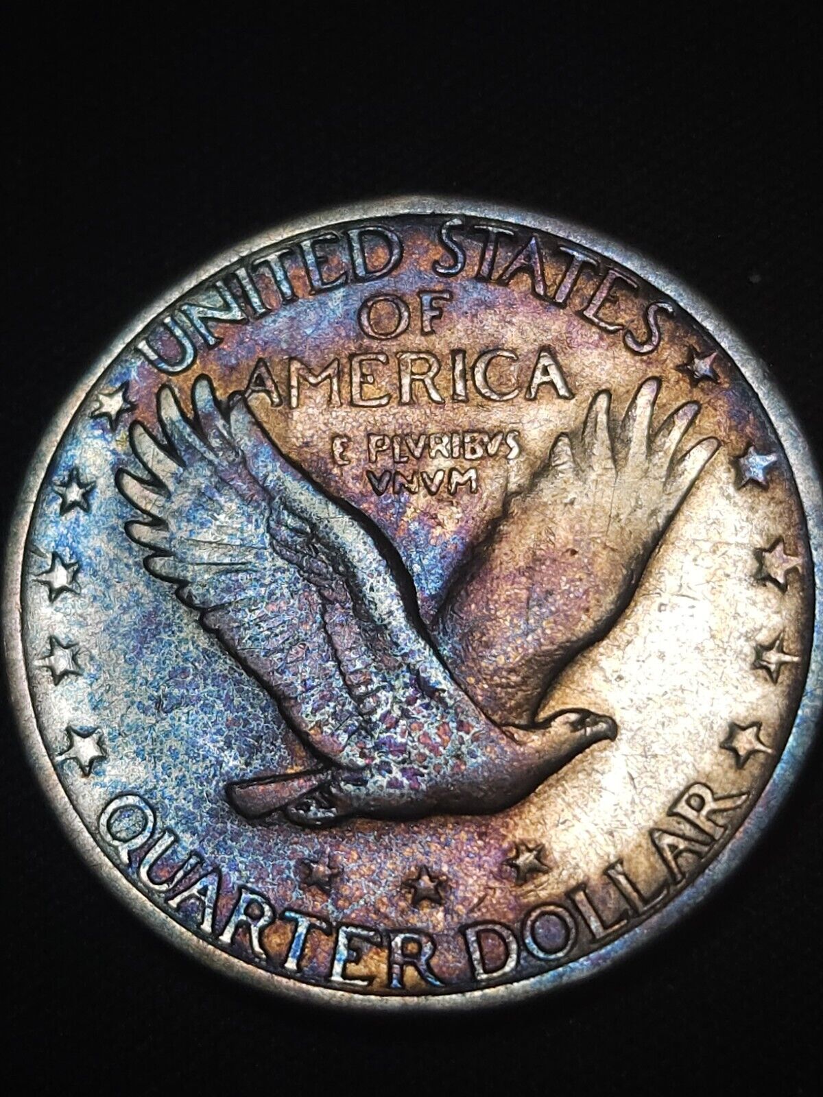 1926 S Standing Liberty Monster Toned