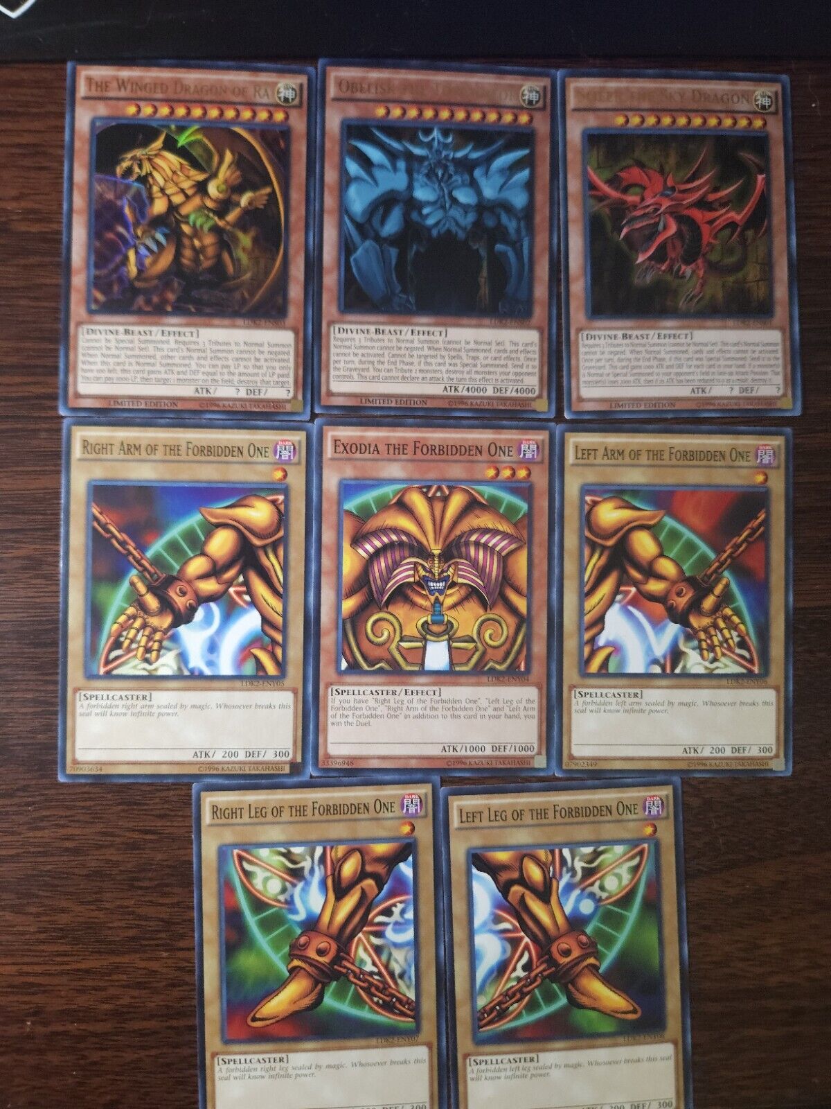 Yugioh Card Lot Gods LDK2