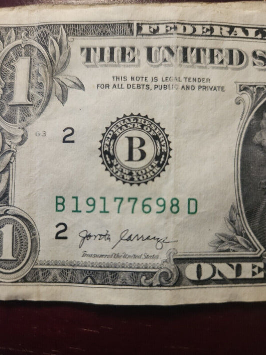 Fancy Serial Number 1$ Dollar Bill 1776 U.s. Independence Note - ErrorsandOddities33