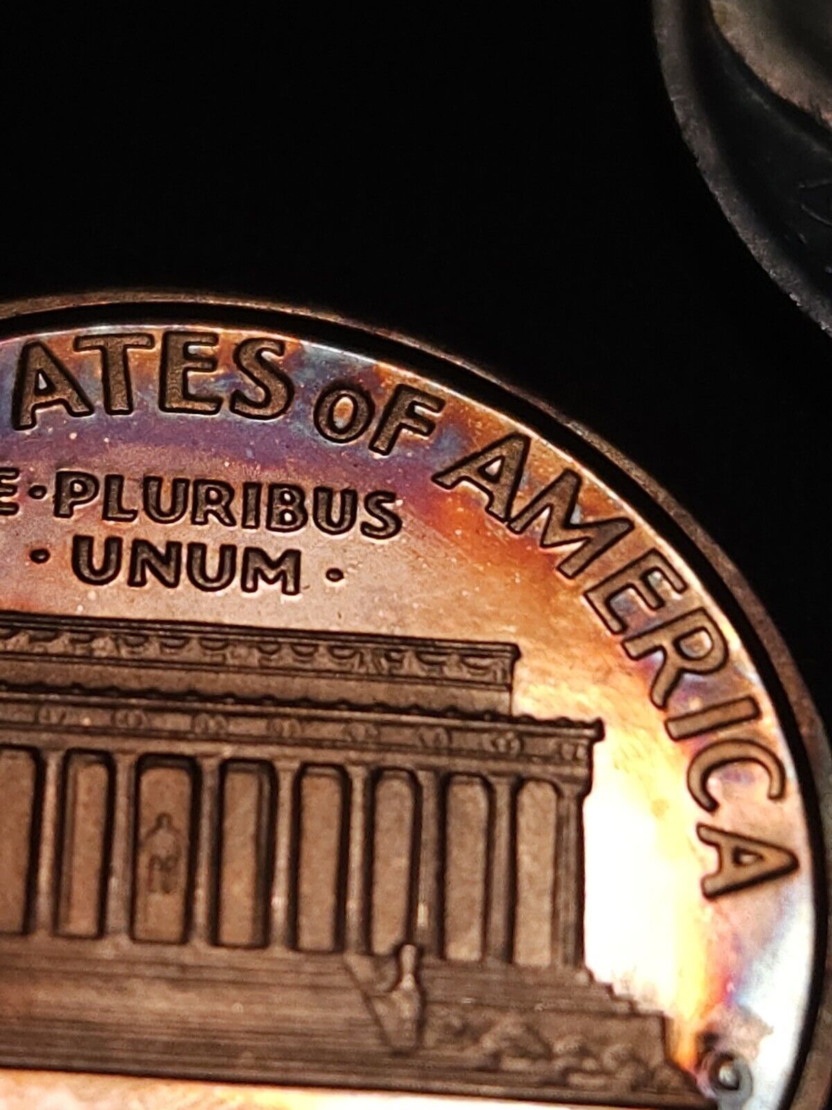 Toned 1993 S Lincoln Cent Proof Errors & Oddities