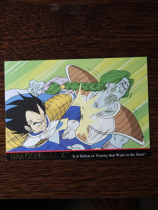 Dragon Ball Z "IS IT DEFEAT OR VICTORY THAT WAITS IN THE DARK?" #39 Trading Card Errors & Oddities