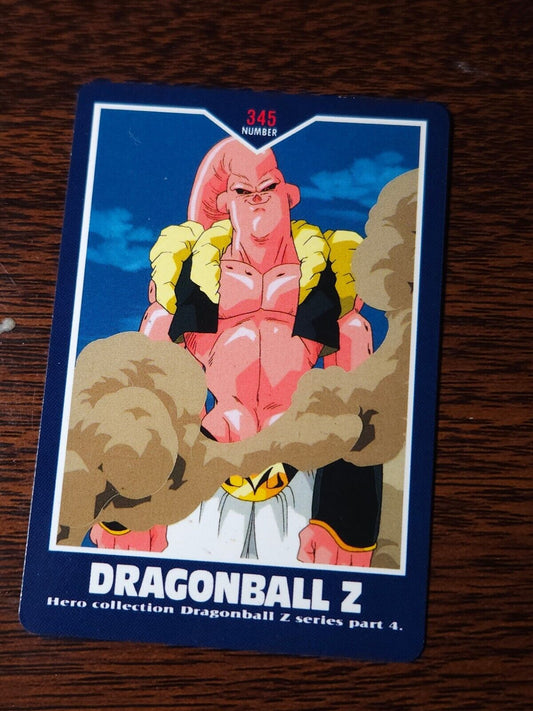 1995 Artbox Dragon Ball Z Hero Collection Part 4  Majin Buu #345 Errors & Oddities