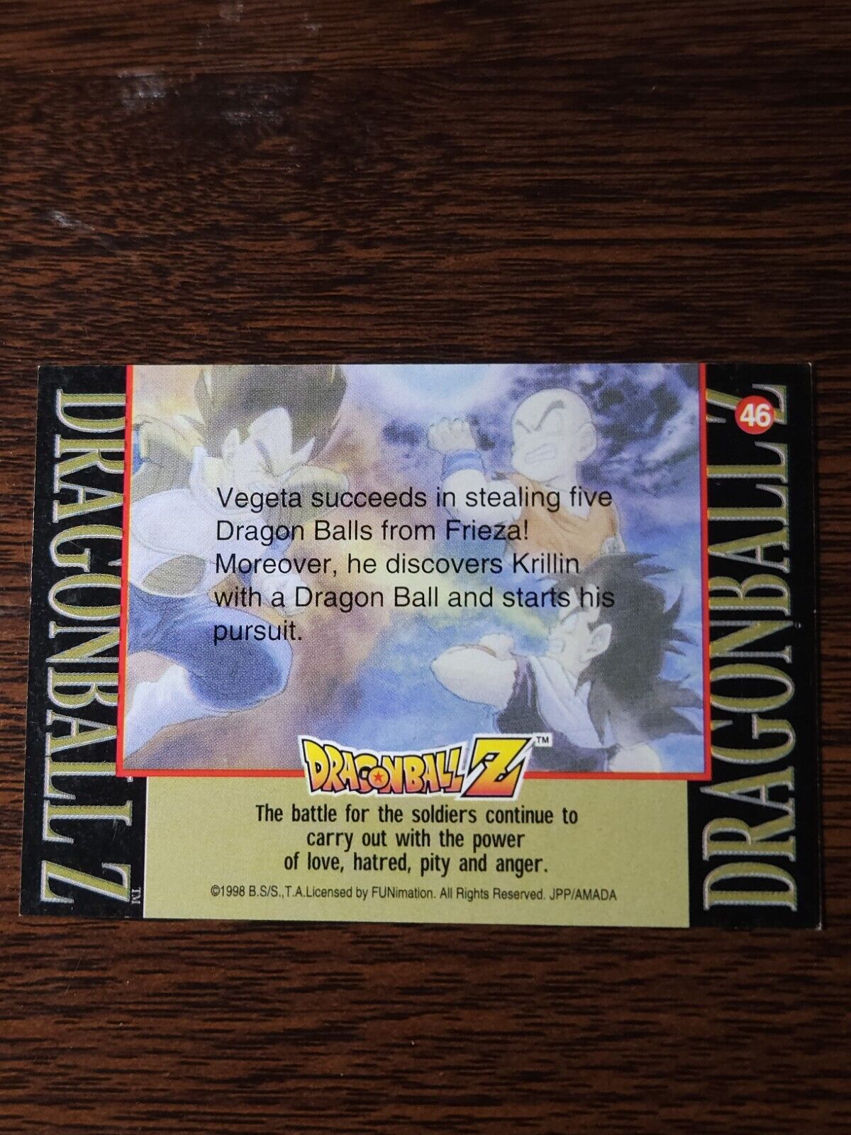 Dragon Ball Z Trading card (Version US) 46 Part 2 Errors & Oddities