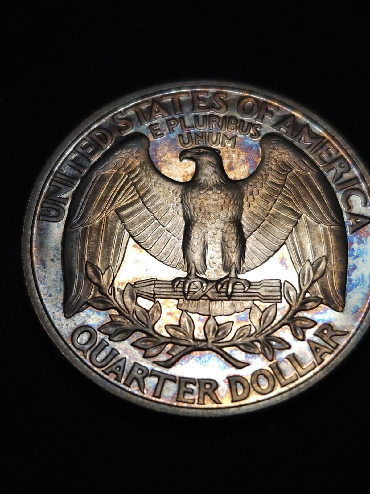 1994 S Silver Washington Quarter Proof Toned Bu Gem Monster Errors & Oddities
