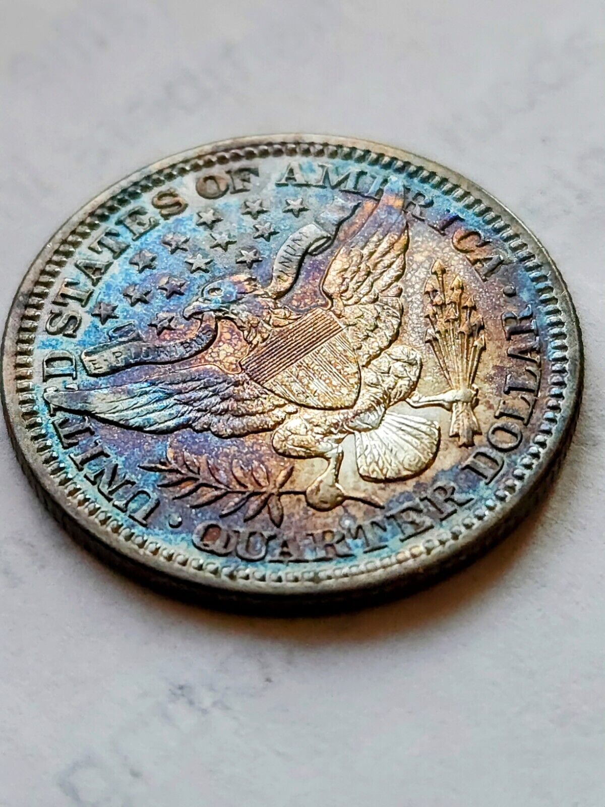 1911 Barber 25c Monster Toned