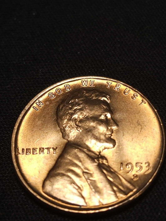 1953 D Lincoln Wheat Cent Bu
