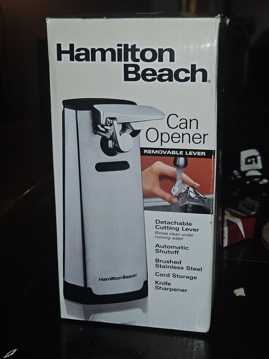 Hamilton Beach Can Opener Removable Lever & Knife Sharpener Stainless Steel76700 ErrorsandOddities33