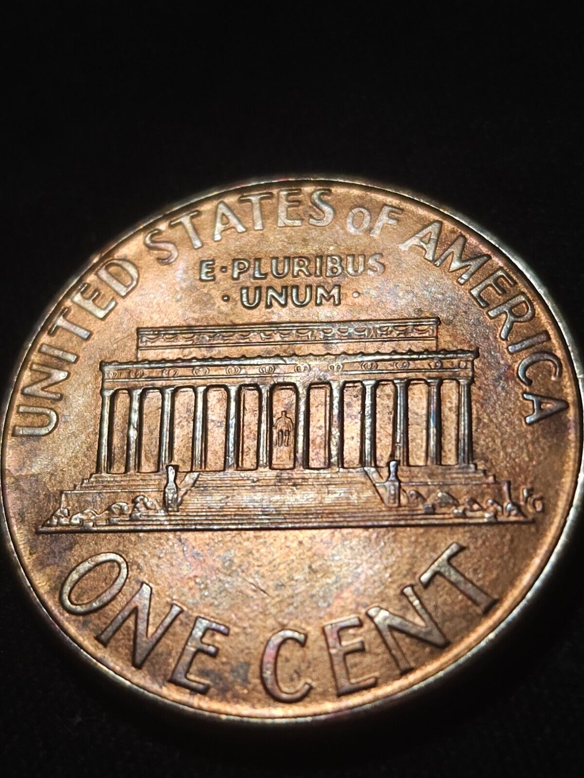 1994-D Rainbow Tone Lincoln Memorial Cent Errors & Oddities