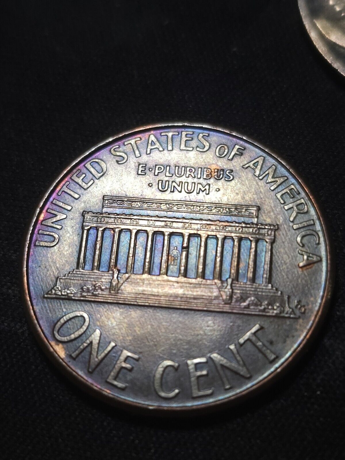 2007 Toned Bu Lincoln Memorial Cent Errors & Oddities