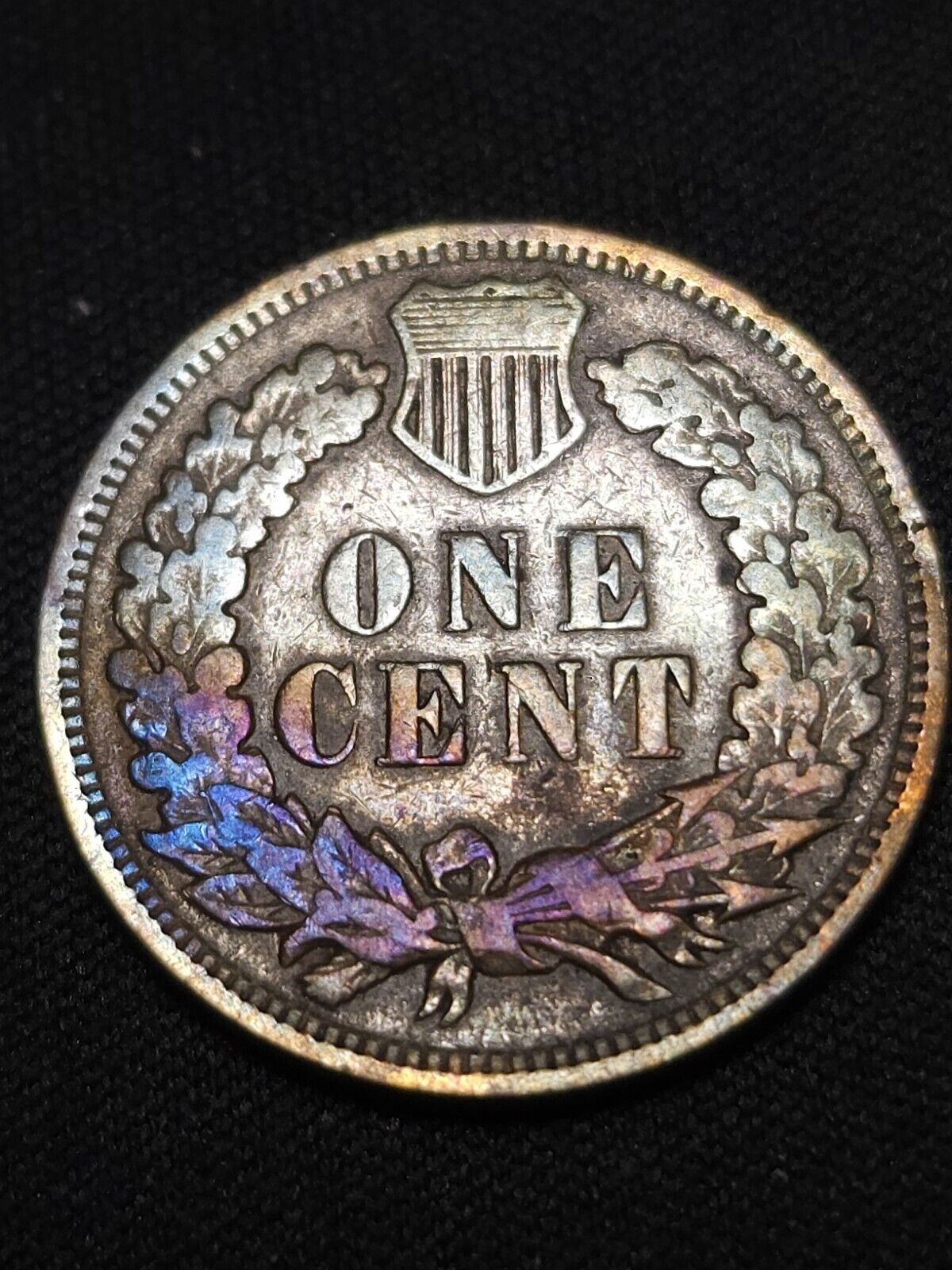 1906 Indian Head Penny Rainbow Toned