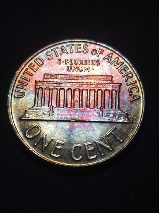 1964 Rainbow Tone Lincoln Memorial Cent Bu