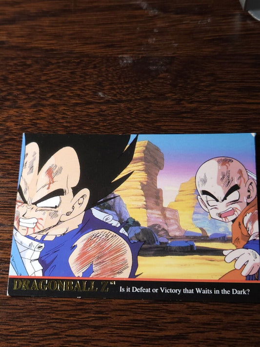 Dragon Ball Z "IS IT DEFEAT OR VICTORY THAT WAITS IN THE DARK?" #10 Trading Card Errors & Oddities