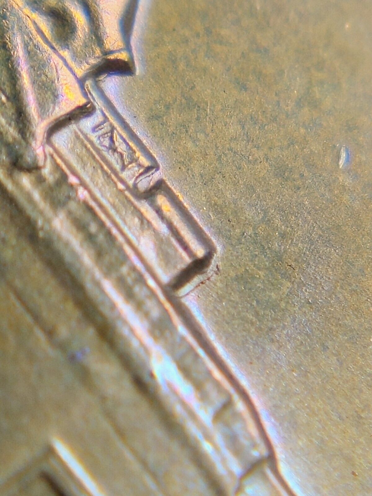 1958 D/D Inverted D FS-501 Jefferson Nickel Bu Rare Variety Rainbow Tone