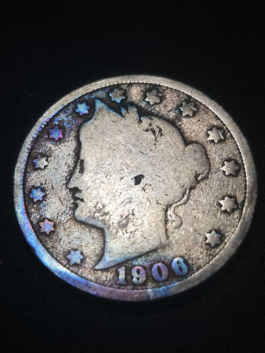 1906 Toned Liberty Nickel