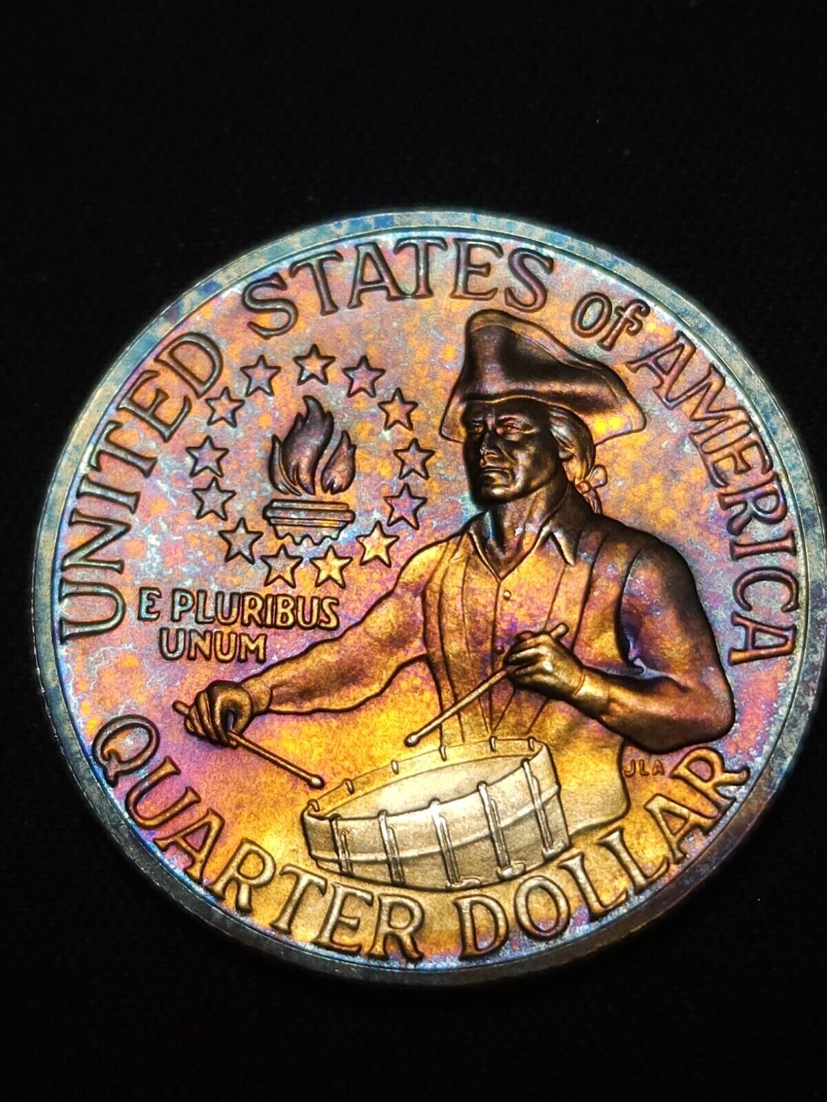1976 S Washington Quarter Bu Silver Toned Errors & Oddities