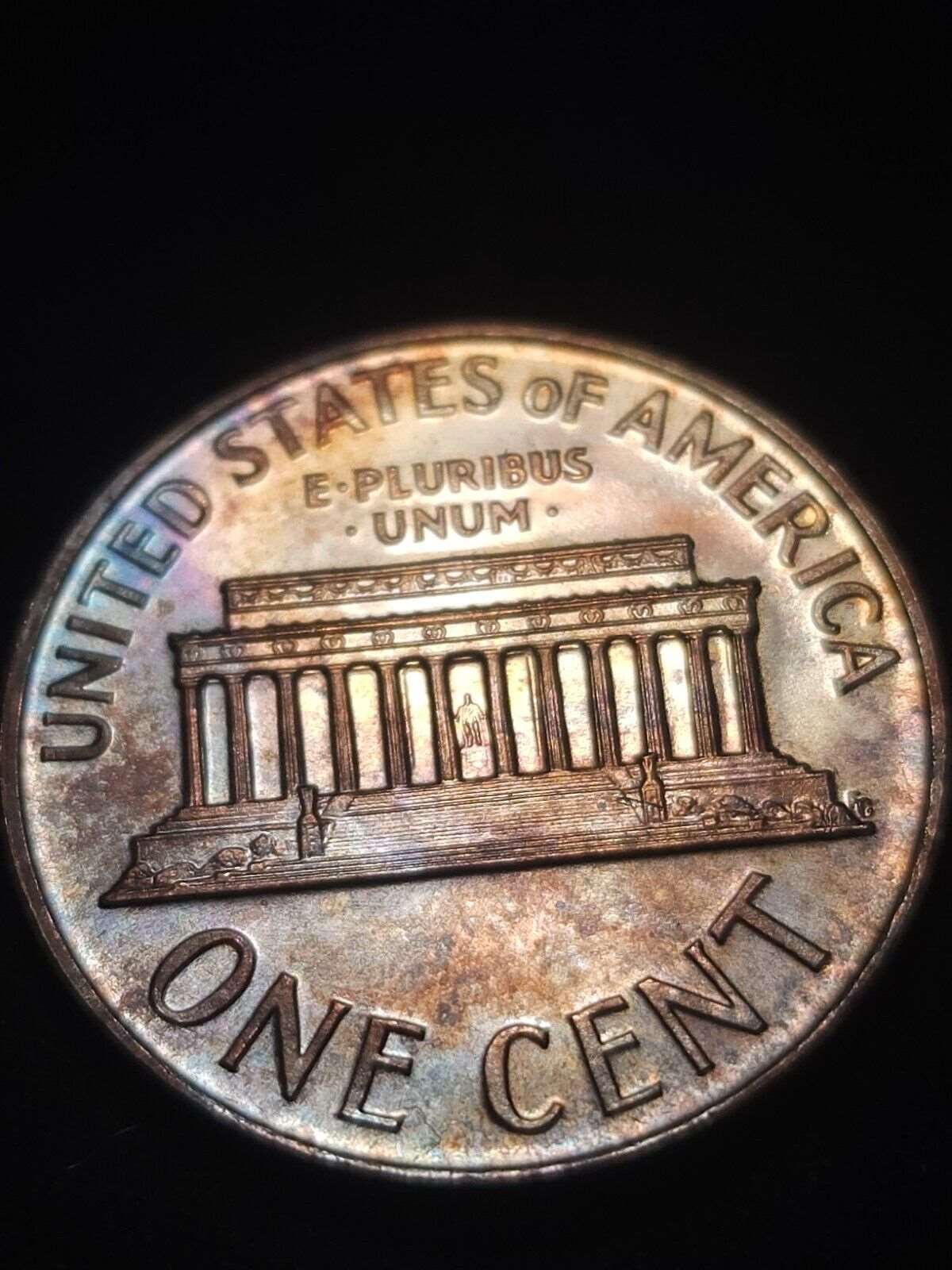 1966 Rainbow Tone Lincoln Memorial Cent