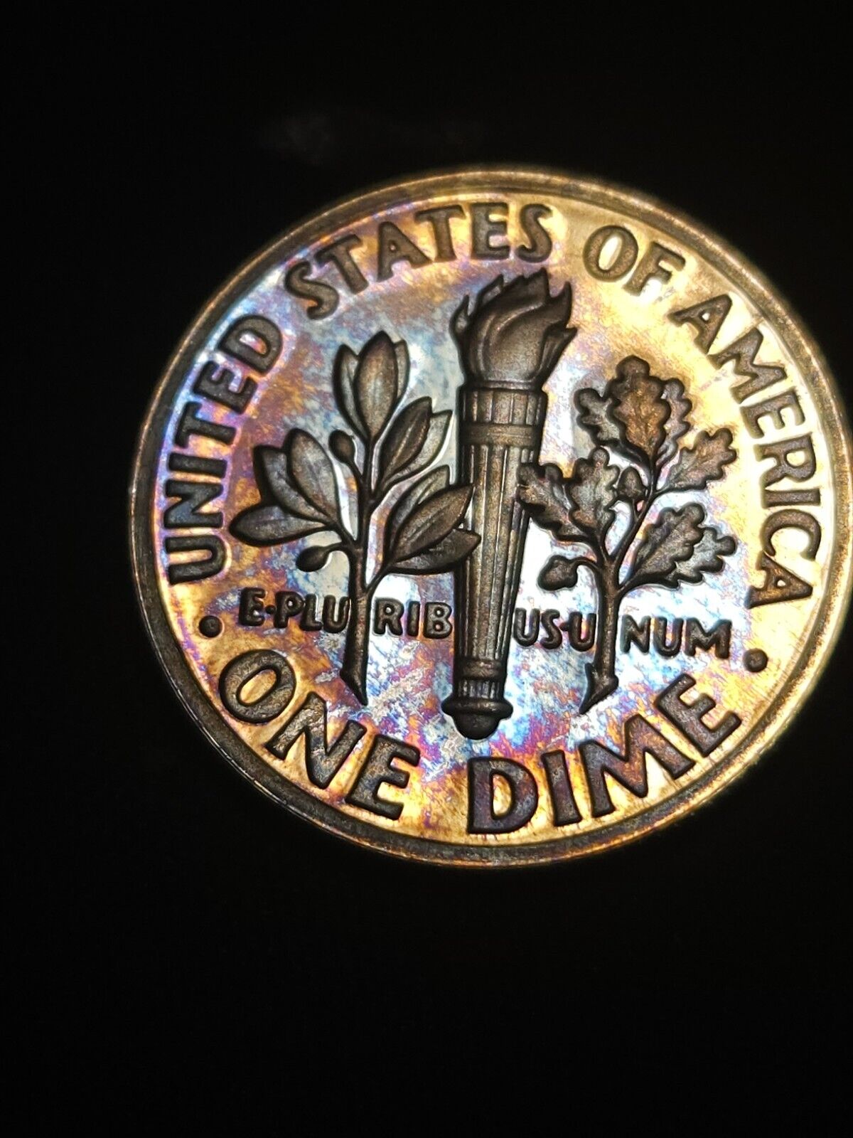 Toned 1992 S Silver Bu Roosevelt Dime