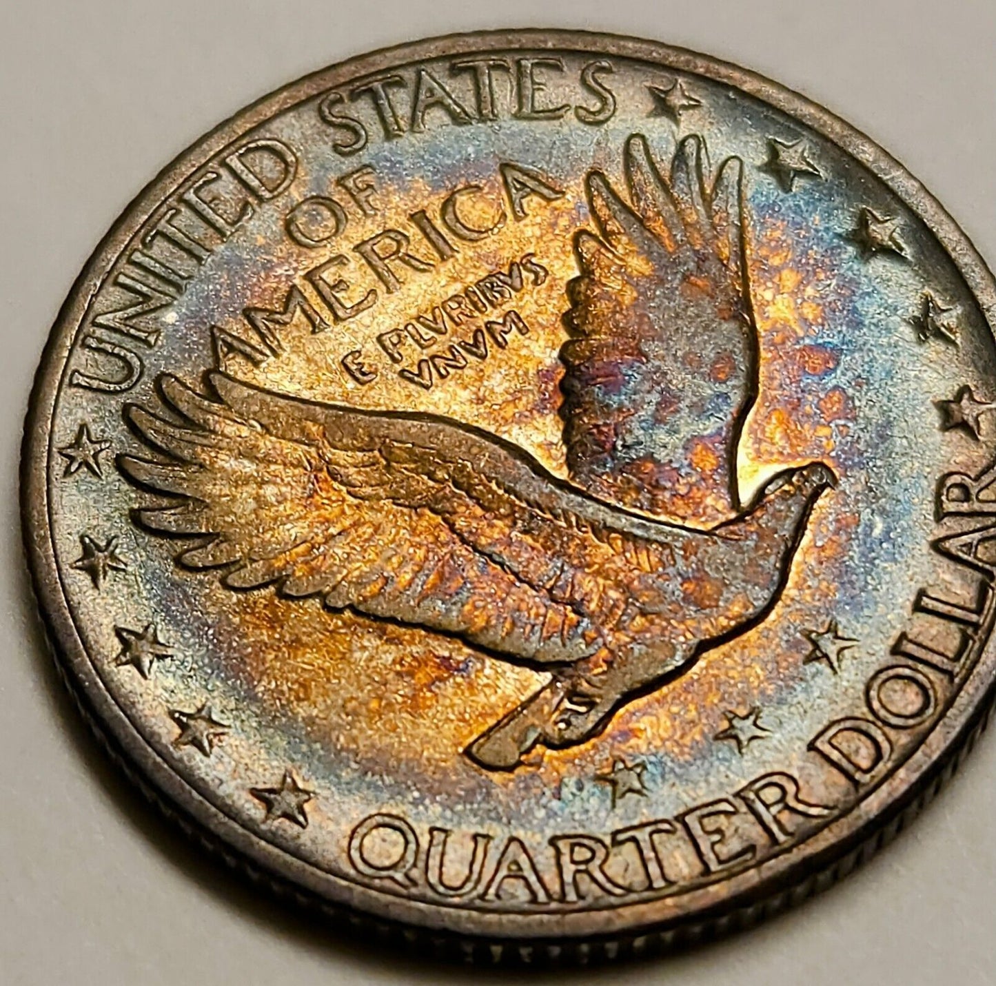 1930 Standing Liberty Quarte Monster Toned