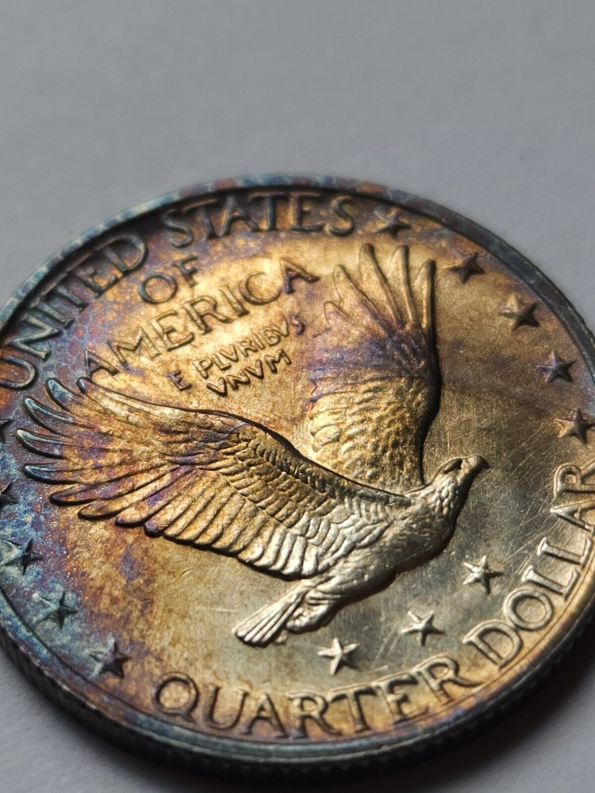 1923 Standing Liberty Bu Gem Monster Toned