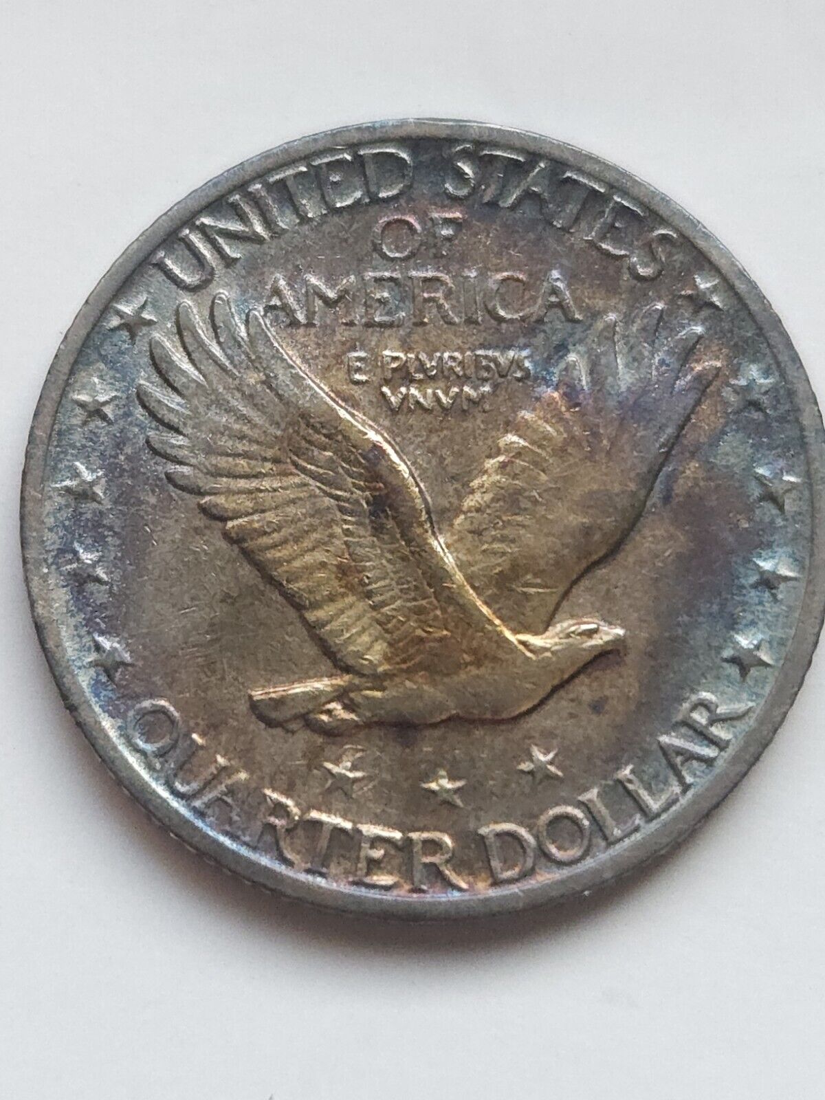 1930 S Standing Liberty Monster Toned