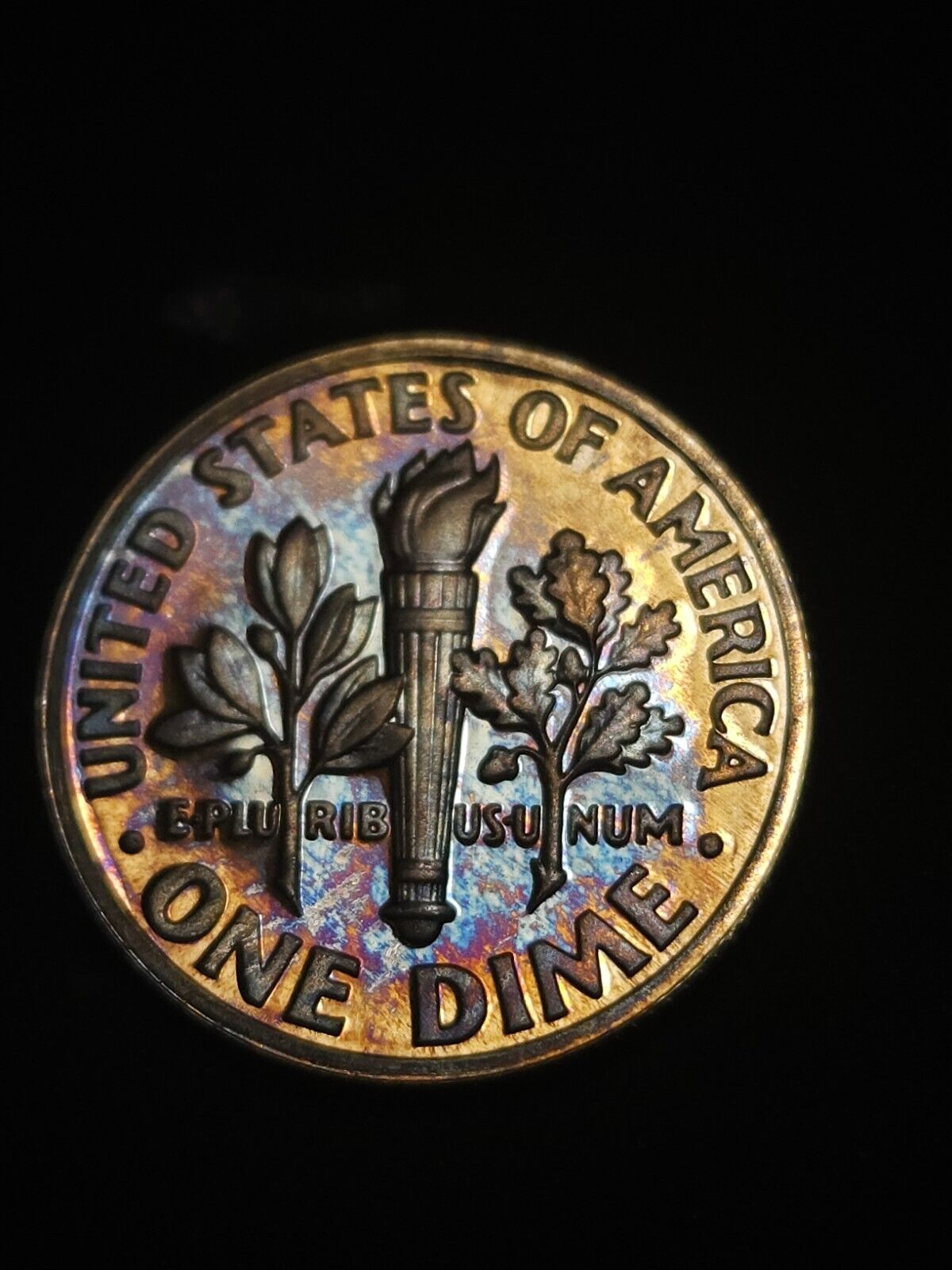 Toned 1992 S Silver Bu Roosevelt Dime