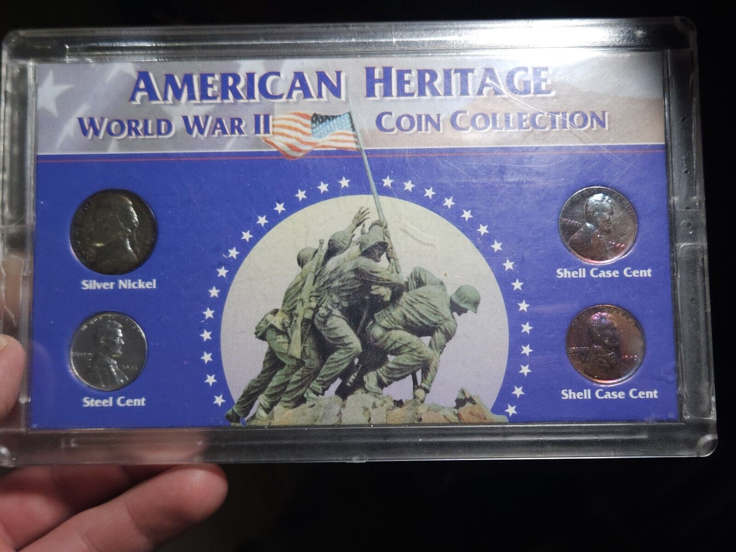 American Heritage World War II Collection Silver And Steel Rainbow Toned